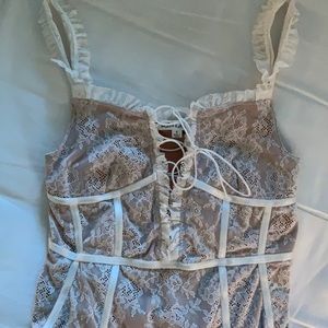 Victoria Secret x Love and Lemons Lace Bodysuit